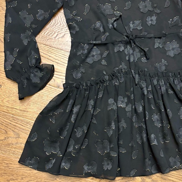 AllSaints Alia Flora Drop Waist Dress - Picture 6 of 16